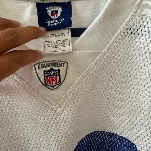 Reebok NFL On Field Jersey Dallas Cowboys Jason Witten #82 White Size L - Picture 3 of 15